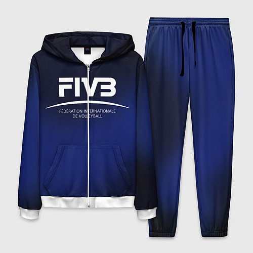 Мужской костюм FIVB Volleyball / 3D-Белый – фото 1
