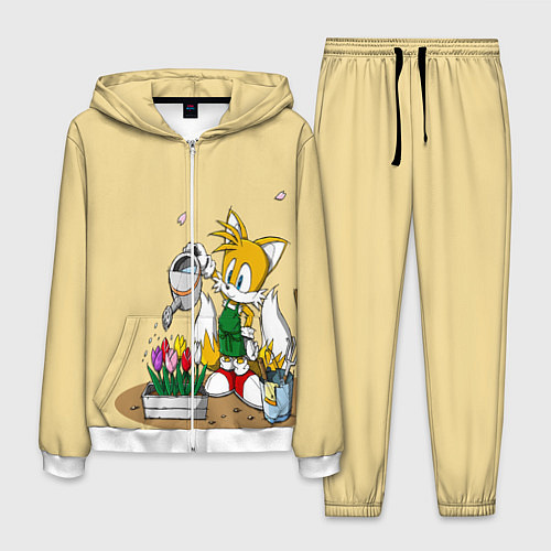 Мужской костюм Sonic / 3D-Белый – фото 1