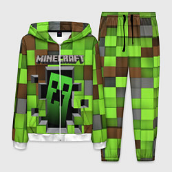 Костюм мужской Minecraft, цвет: 3D-белый