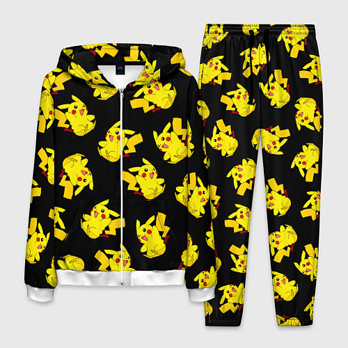 Мужской костюм Веселый пикачу / 3D-Белый – фото 1