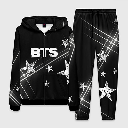 Мужской костюм BTS бойбенд Stars / 3D-Черный – фото 1