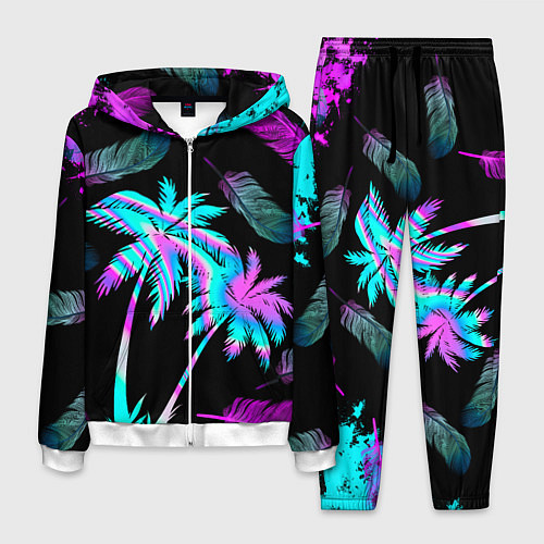 Мужской костюм Неоновое лето / 3D-Белый – фото 1