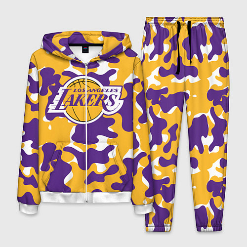 Мужской костюм LA LAKERS ЛЕЙКЕРС / 3D-Белый – фото 1