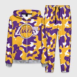 Костюм мужской LA LAKERS ЛЕЙКЕРС, цвет: 3D-меланж