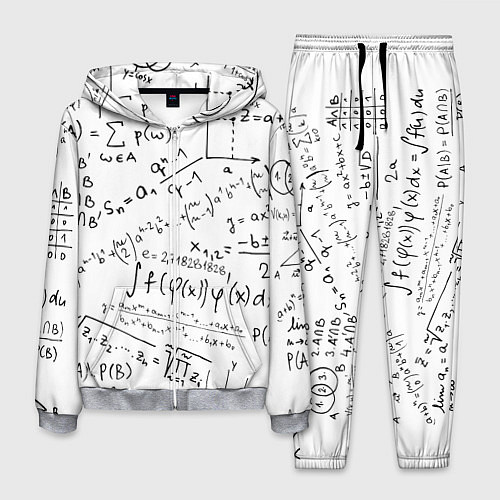 Мужской костюм Мама,я математик! / 3D-Меланж – фото 1