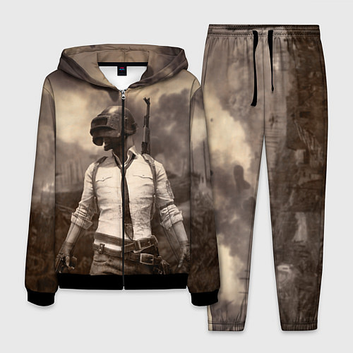 Мужской костюм PUBG / 3D-Черный – фото 1