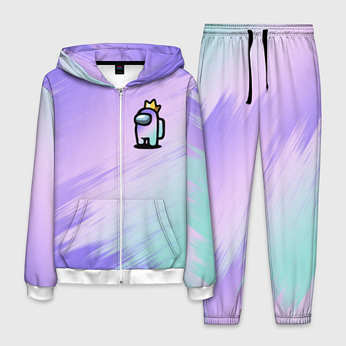 Мужской костюм AMONG US GRADIENT / 3D-Белый – фото 1