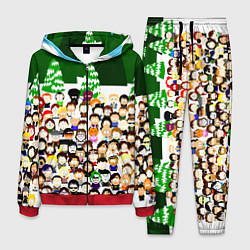 Костюм мужской Южный Парк South Park, цвет: 3D-красный