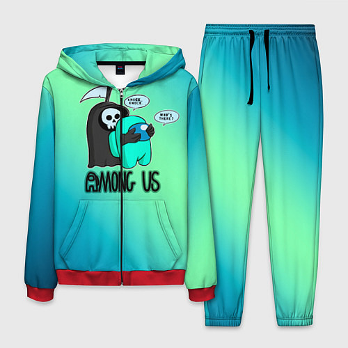 Мужской костюм Among Us / 3D-Красный – фото 1