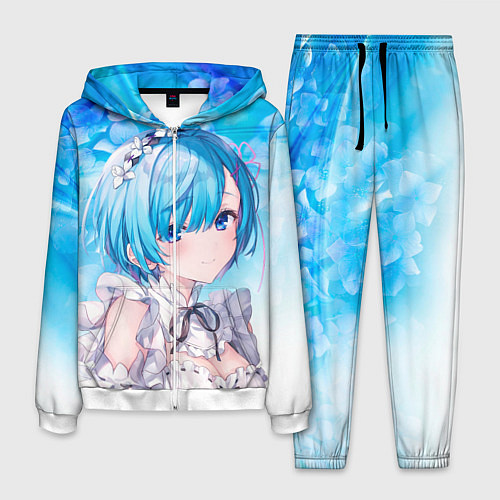 Мужской костюм Рем / 3D-Белый – фото 1