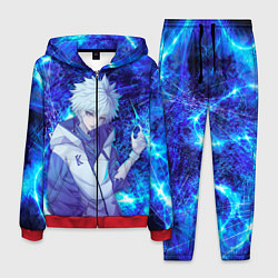 Костюм мужской Киллуа Золдик, цвет: 3D-красный