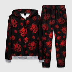 Мужской костюм RED SAMURAI PATTERN