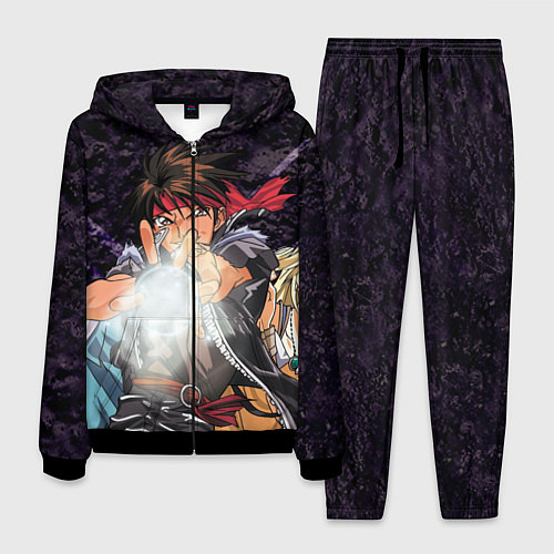 Мужской костюм Волшебник воин Орфен / 3D-Черный – фото 1