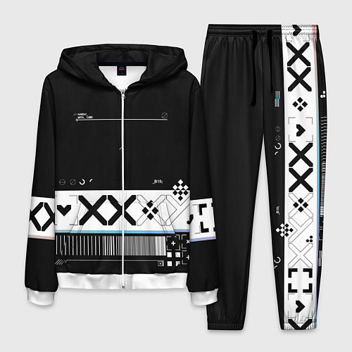 Мужской костюм Desert Eagle: Printstream Black / 3D-Белый – фото 1