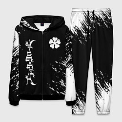 Костюм мужской Черный клевер, цвет: 3D-черный