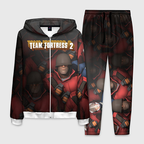 Мужской костюм Team Fortress / 3D-Белый – фото 1
