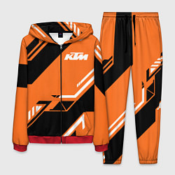 Костюм мужской KTM КТМ SPORT, цвет: 3D-красный