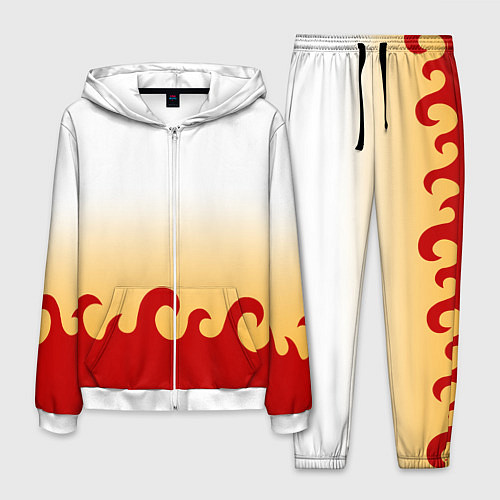 Мужской костюм ШИНДЖУРО РЕНГОКУ KNY / 3D-Белый – фото 1