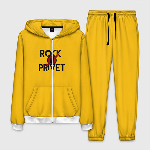 Мужской костюм Rock privet / 3D-Белый – фото 1