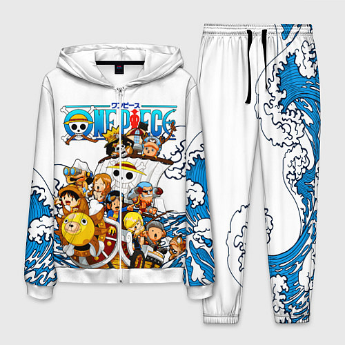 Мужской костюм ONE PIECE ВАН ПИС МОРЕ / 3D-Белый – фото 1