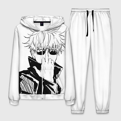 Мужской костюм Магическая битва Годжо / 3D-Белый – фото 1