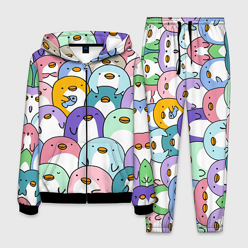 Мужской костюм Пингвины / 3D-Черный – фото 1