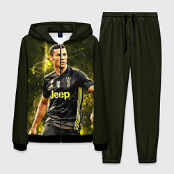 Костюм мужской Cristiano Ronaldo Juventus, цвет: 3D-черный