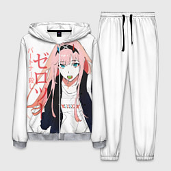 Костюм мужской Zero Two, Darling in the Franx, цвет: 3D-меланж