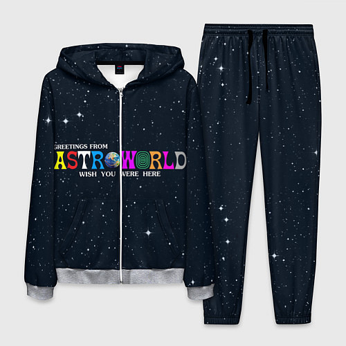 Мужской костюм Astroworld / 3D-Меланж – фото 1