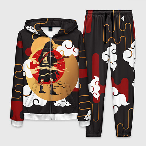 Мужской костюм Ниндзя Япония / 3D-Белый – фото 1