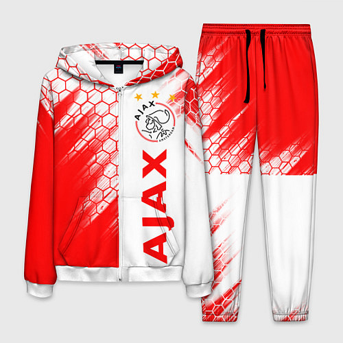 Мужской костюм FC AJAX AMSTERDAM ФК АЯКС / 3D-Белый – фото 1