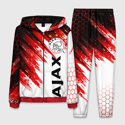 Мужской костюм FC AJAX AMSTERDAM ФК АЯКС / 3D-Красный – фото 1