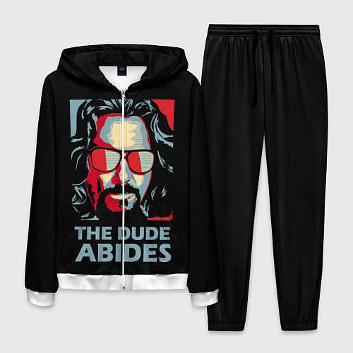 Мужской костюм The Dude Abides Лебовски / 3D-Белый – фото 1