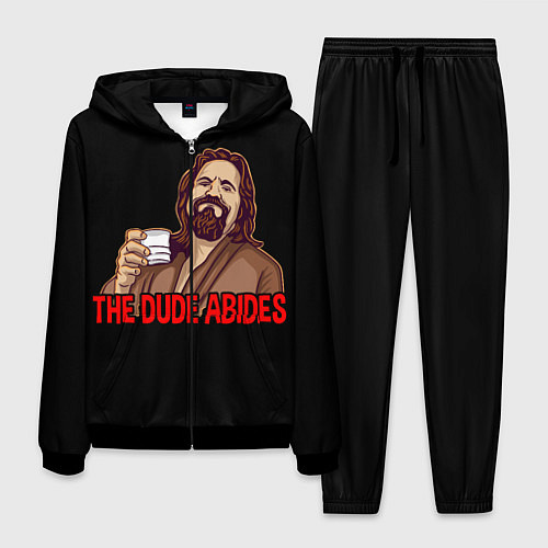 Мужской костюм The Dude Abides Lebowski / 3D-Черный – фото 1