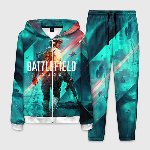 Мужской костюм Баттлфилд 2042 / 3D-Белый – фото 1