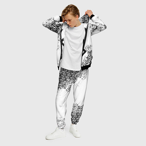 Мужской костюм БЕРСЕРК logo чб / 3D-Черный – фото 3