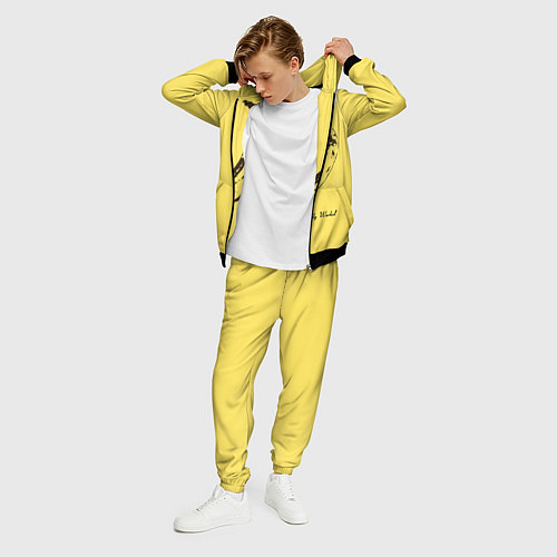 Мужской костюм Энди Уорхол - Банан / 3D-Черный – фото 3