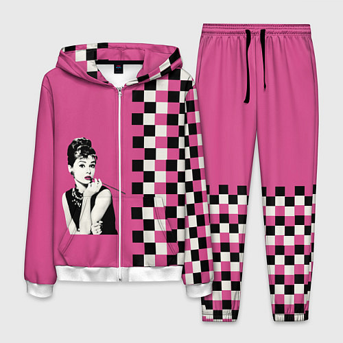 Мужской костюм Энди Уорхолл Одри Хебберн / 3D-Белый – фото 1