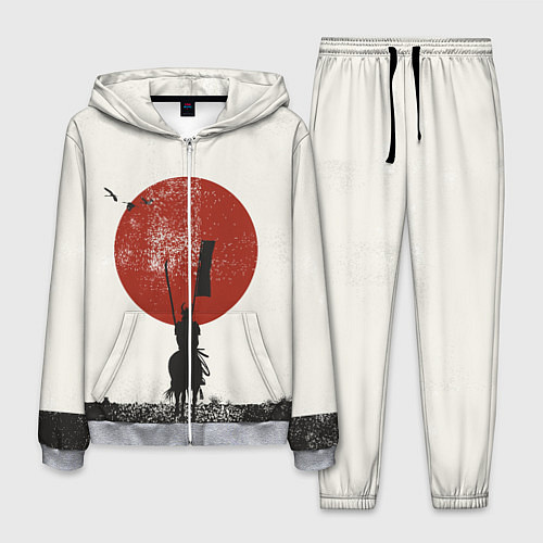 Мужской костюм Самурай на коне / 3D-Меланж – фото 1