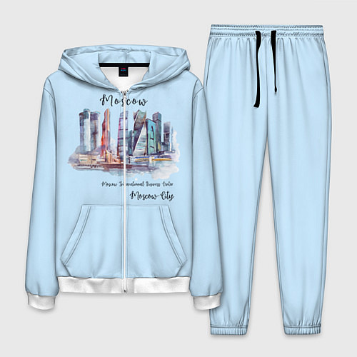 Мужской костюм Москва-Сити / 3D-Белый – фото 1