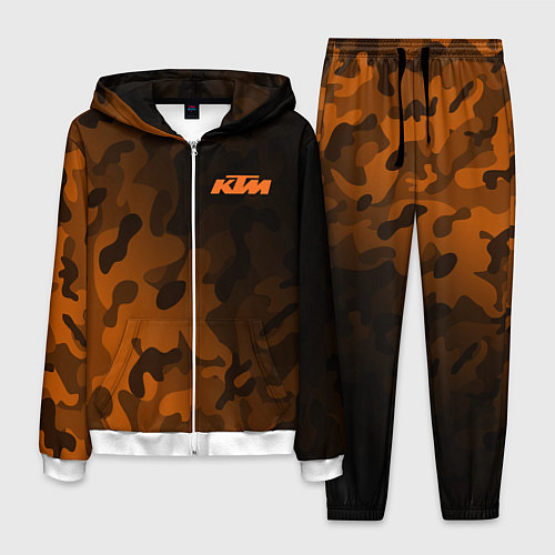 Мужской костюм KTM КТМ CAMO RACING / 3D-Белый – фото 1