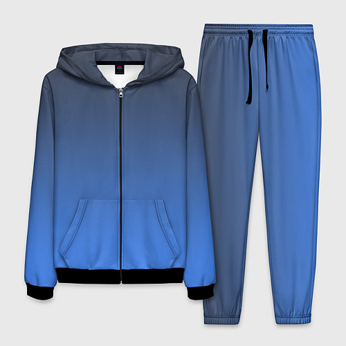 Мужской костюм DARK OCEAN GRADIENT / 3D-Черный – фото 1