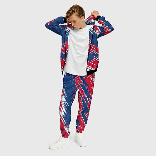 Мужской костюм ФК ПСЖ PARIS SAINT GERMAIN / 3D-Черный – фото 3