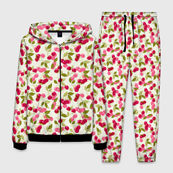 Костюм мужской Спелая вишня, цвет: 3D-черный