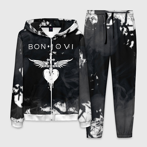 Мужской костюм BON JOVI БОН ДЖОВИ / 3D-Белый – фото 1