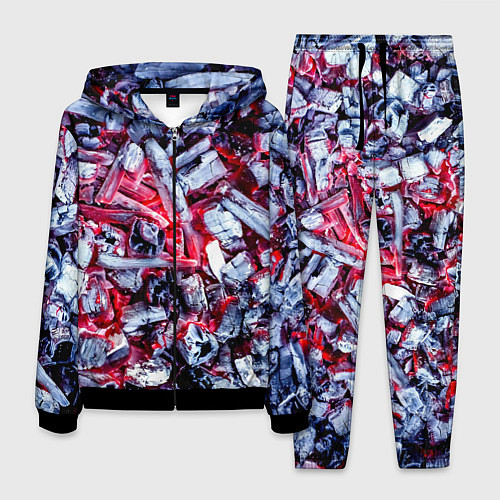 Мужской костюм Тлеющие угли / 3D-Черный – фото 1