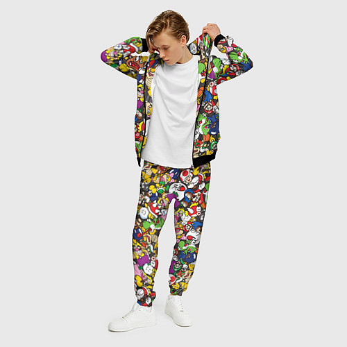 Мужской костюм Mario ALLSTARS / 3D-Черный – фото 3