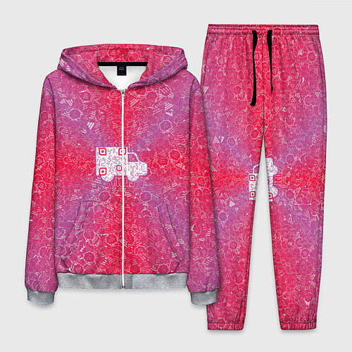 Мужской костюм Грузовик на фоне АПВ 8 2 5 3 / 3D-Меланж – фото 1