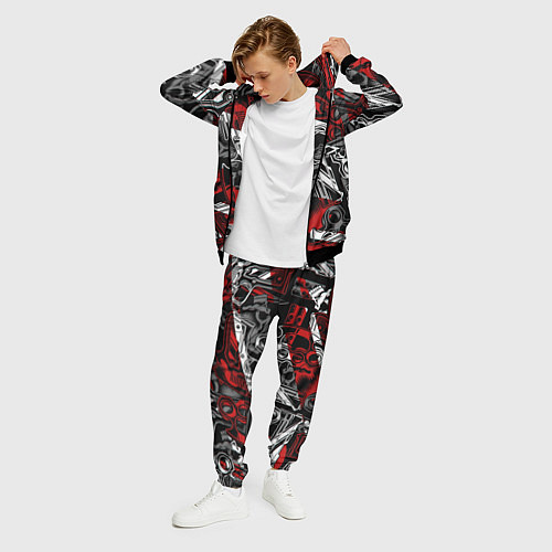 Мужской костюм Оружейный барон / 3D-Черный – фото 3