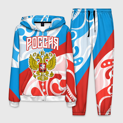 Мужской костюм Россия! Герб / 3D-Белый – фото 1